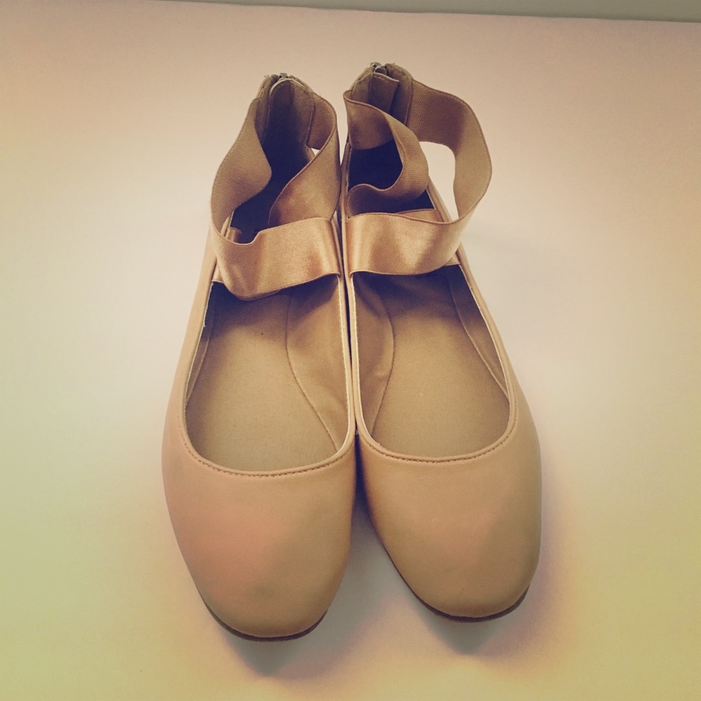 Beige Ballerina Flats